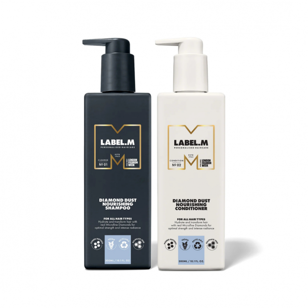 צמד שמפו ומרכך Diamond Dust של LABEL.M